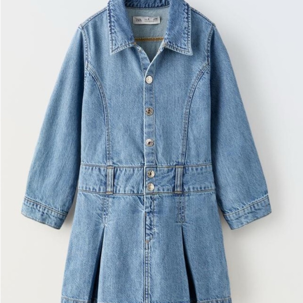 🎁
Zara Kids Blue Denim Dress